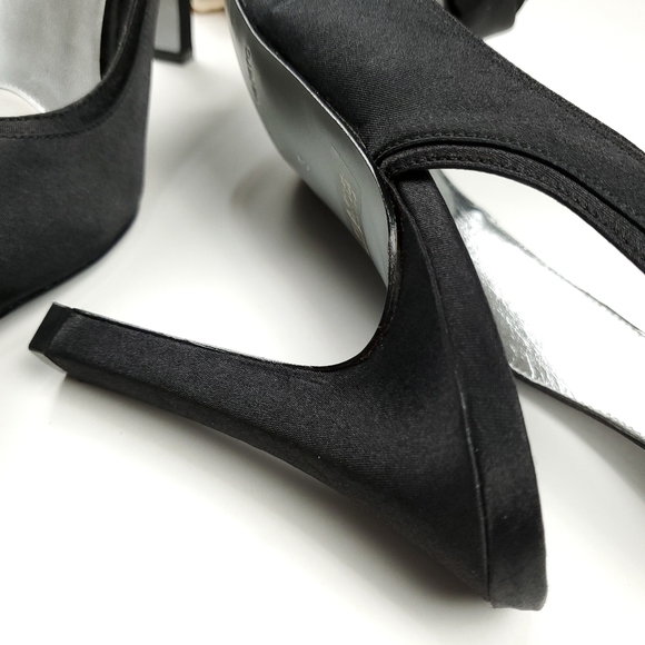 Martinez Valero Blk ButtonBow BabyDoll Slingback 9 - Picture 7 of 15